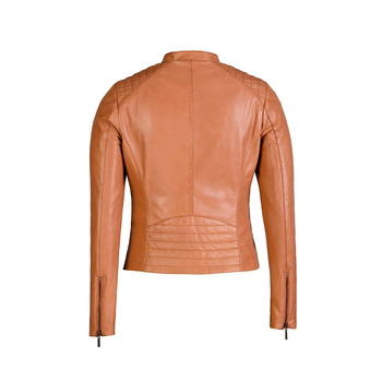 High Quality Women Genuine Leather Jacket Wholesale Custom Made Women Leather Jacket New Arrival Winter Fashion Jacket for Women