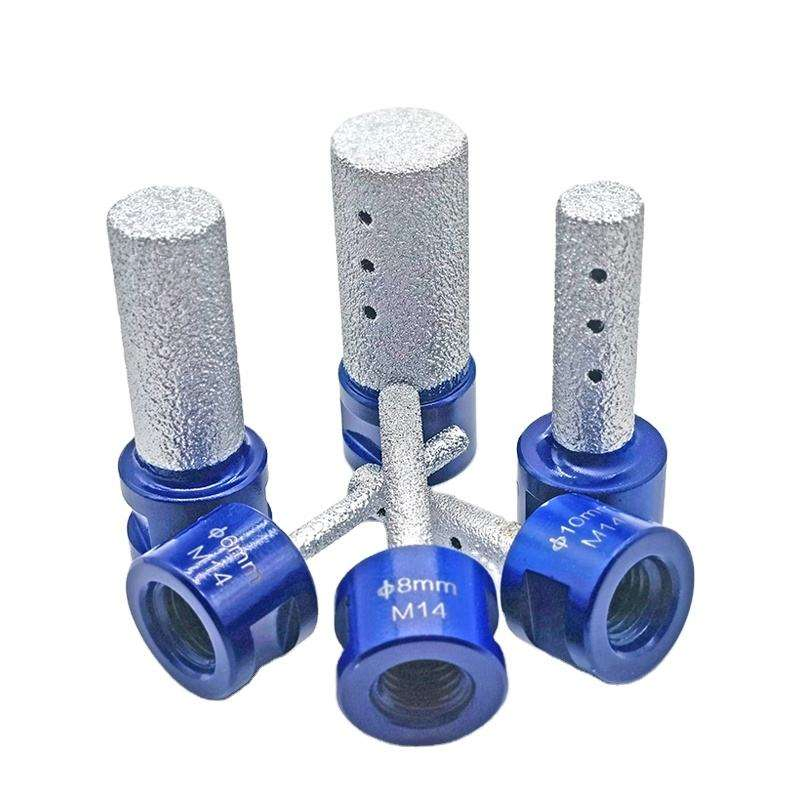 أدوات طحن الماس 8mm قاطع بلاط الإصبع تشكيل وتكبير الثقوب للبورسلين والسيراميك والرخام 5/8-11 M14 6/8/10/15/20/25/30mm