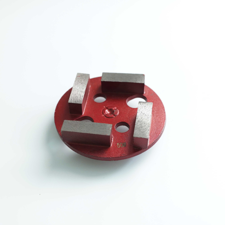 Kd-T20 9 قطع 4 بوصة D100mm وسادات تلميع الماس معSegments السهم في قرص طحن الماس مع دبوس فردي عجلة طحن معدنية قرص فلاب للخشب