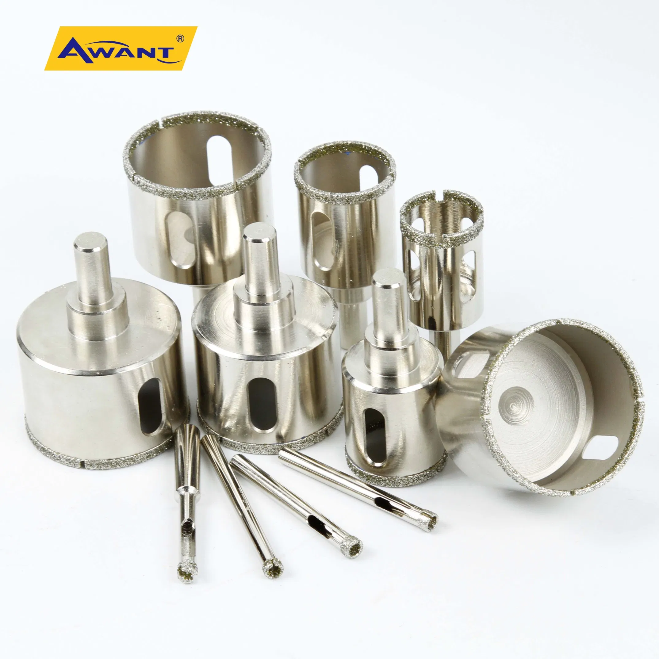 45mm بت حفر الماس الكهربائي المطلي للخزف والزجاج