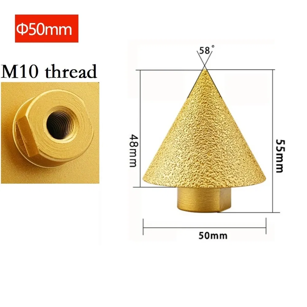 بت شحذ الماس، طحن بلاط التخفيف السيراميك الرخام البورسلين بت إصبع، 20mm, 25mm, 35mm, 50mm, 1PC