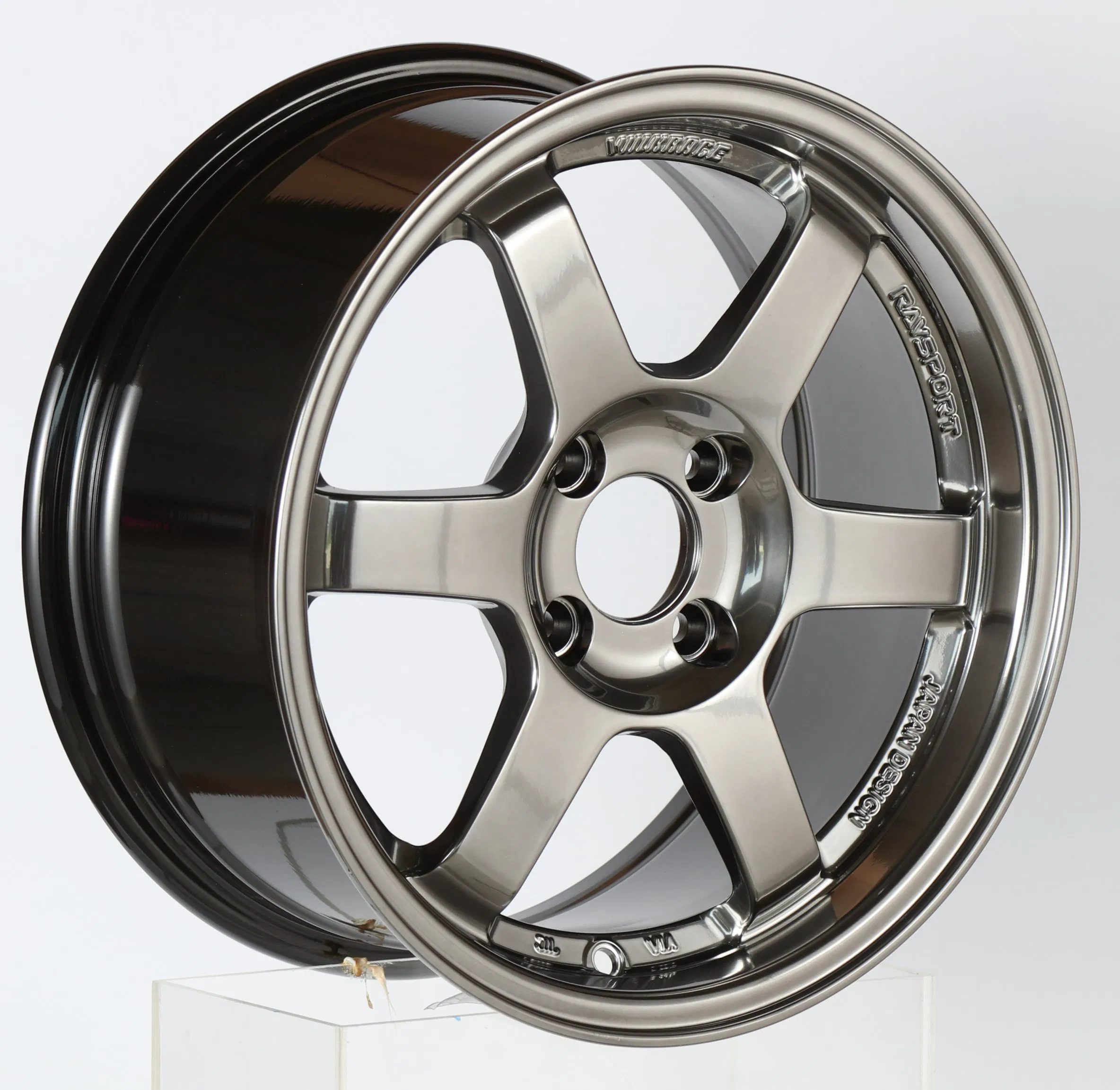 16" عجلة أداء خفيفة الوزن 5X114.3 PCD Et42 67.1 CB - ثنائي الشوكات مقطوع بالماس