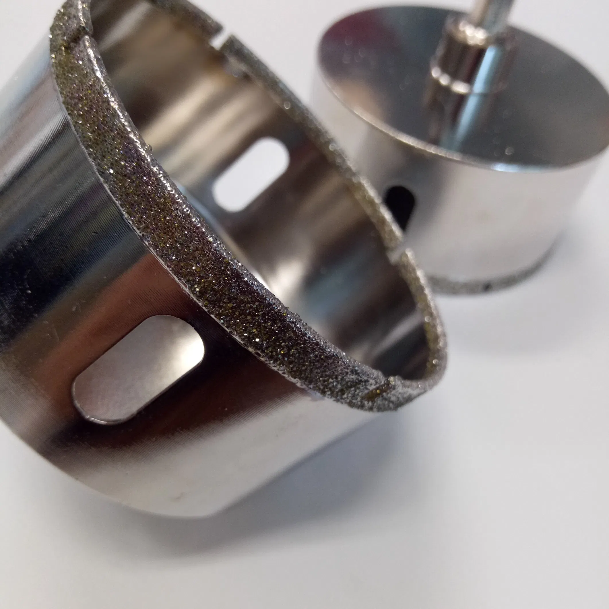 80mm مثقاب أساسي مغطى بالماس لحفر الثقوب في البلاط السيراميكي والزجاج