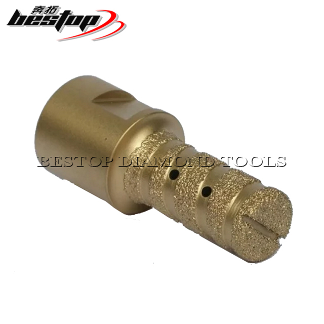 D25mm بت قطع الماس الملحوم بالفراغ