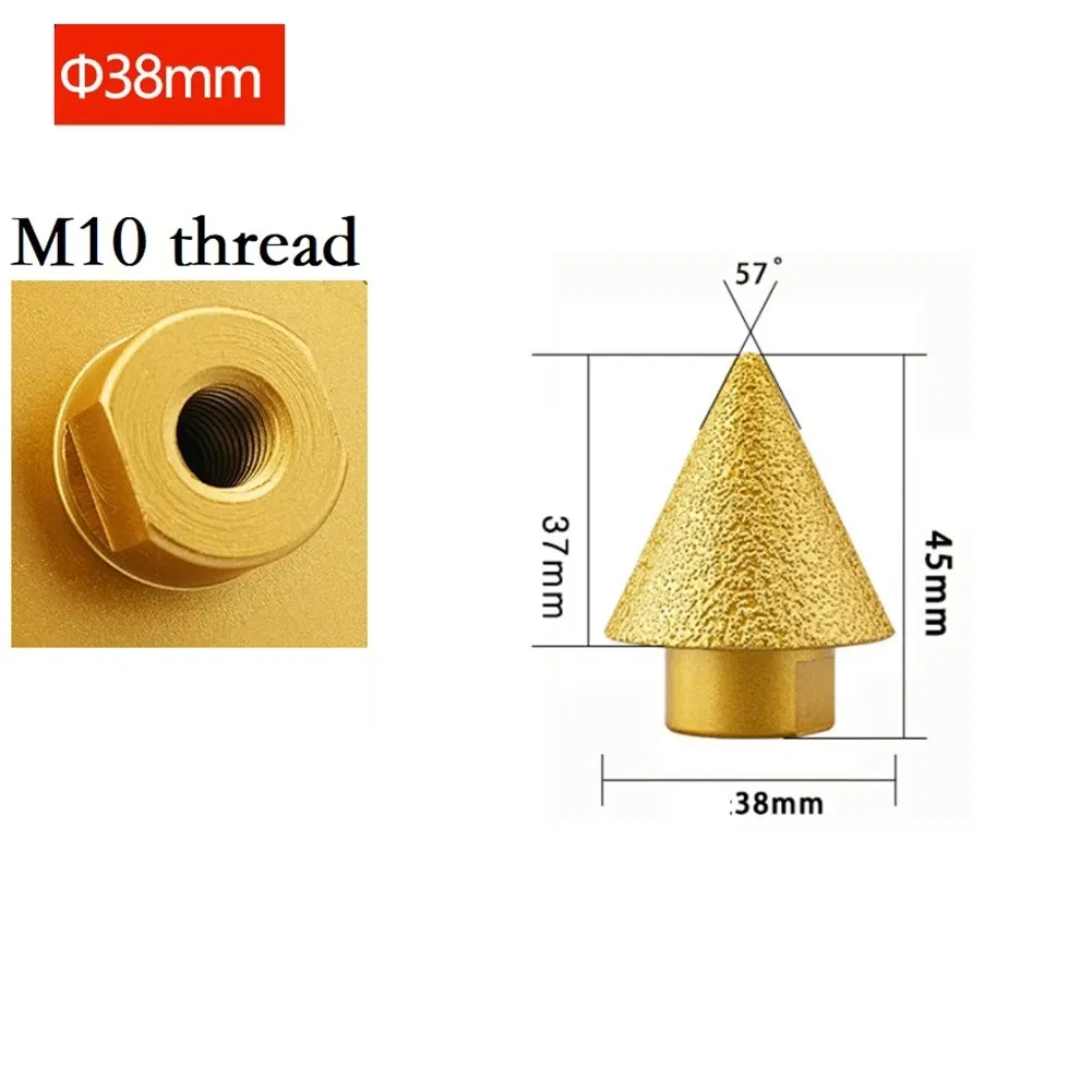 بت شحذ الماس، طحن بلاط التخفيف السيراميك الرخام البورسلين بت إصبع، 20mm, 25mm, 35mm, 50mm, 1PC