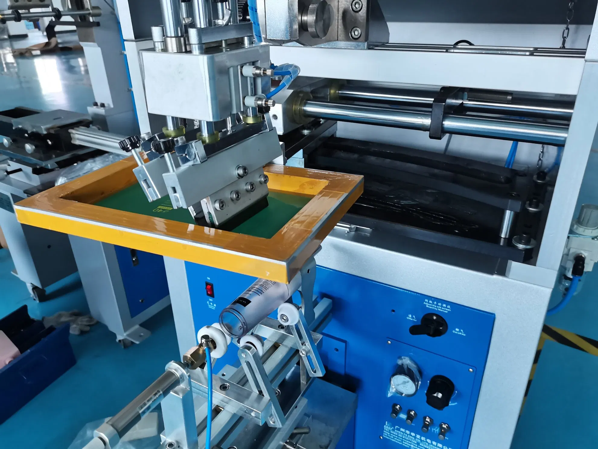 Bottle Screen Printing Machine for Ferfume Bottle Round Glass Plastic Cup Tube Printer machinery