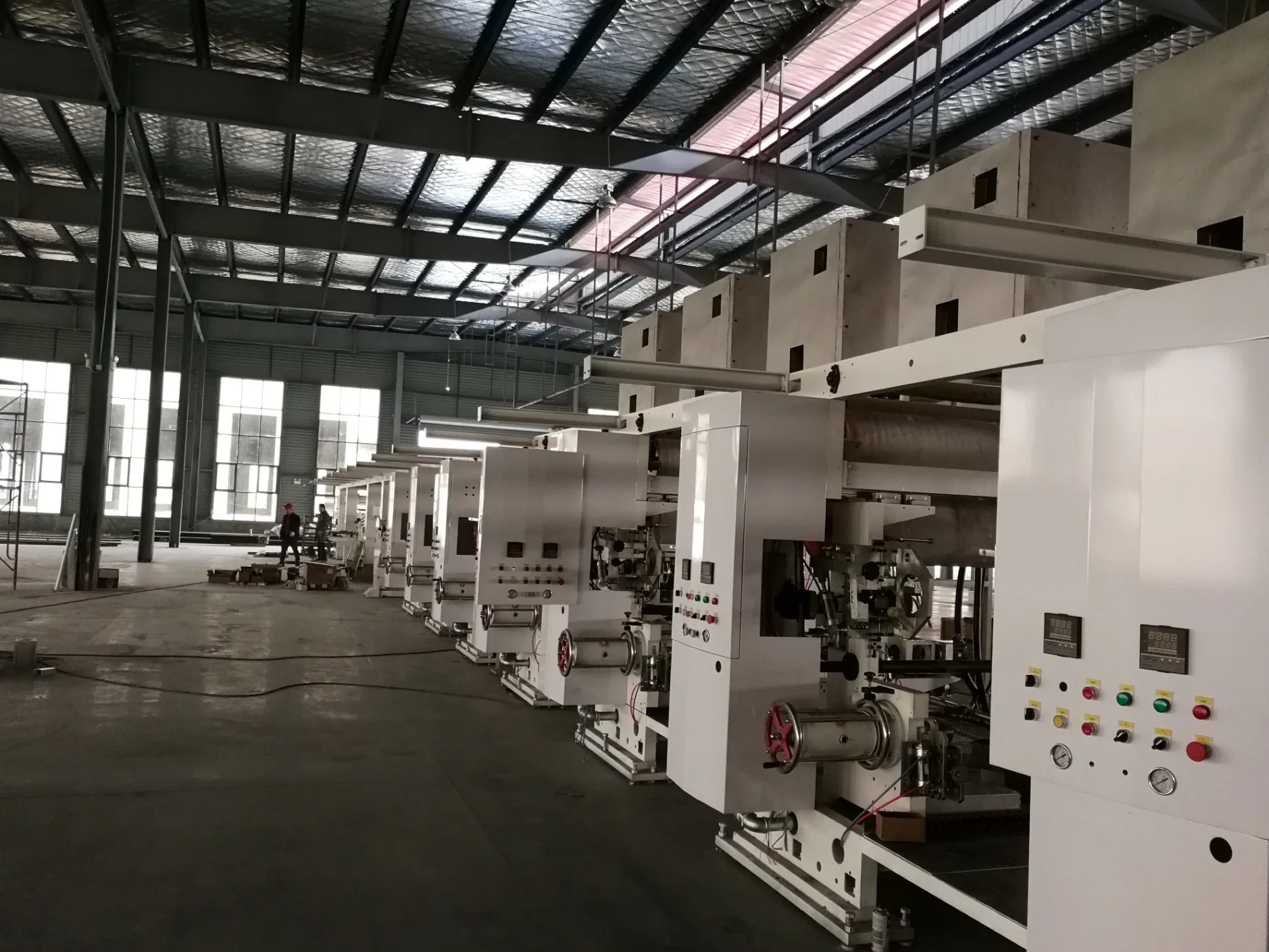 Rotary Screen Gravure Printing Embossing Wallpaper Wallcovering Production Machine Line