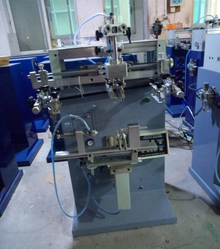 Semi Automatic Cylindrical Silicone Wristband/Bottle Cup Mug Cylinder Screen Printing Machine /Silk Screen Printer for Sale