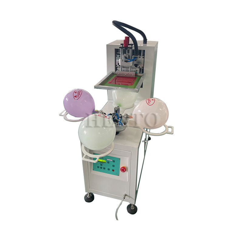 Easy Operation Rotary Balloon Logo Screen Printing Machine