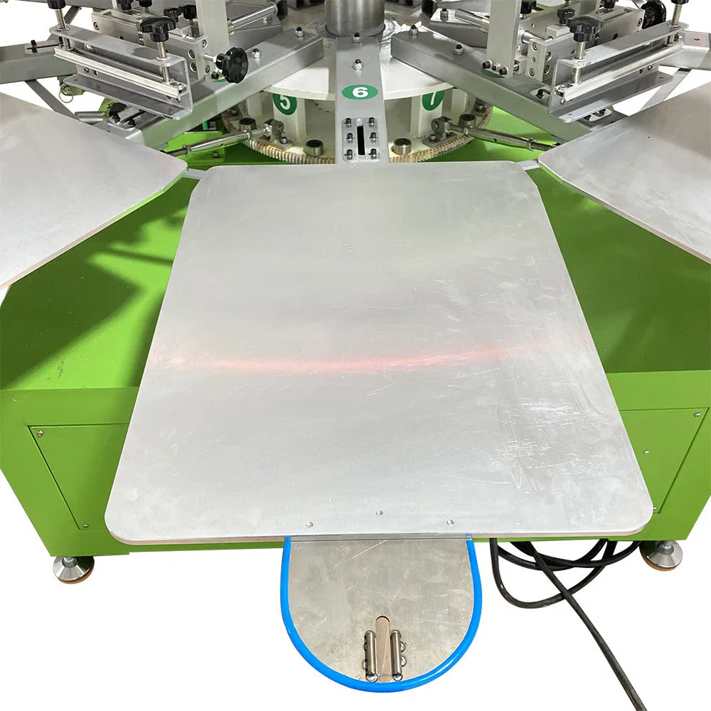 Dgruida Octopus 3 Color Automatic T-Shirt Silkscreen Printing Machine for Textiles Clothing Garments Press Printing