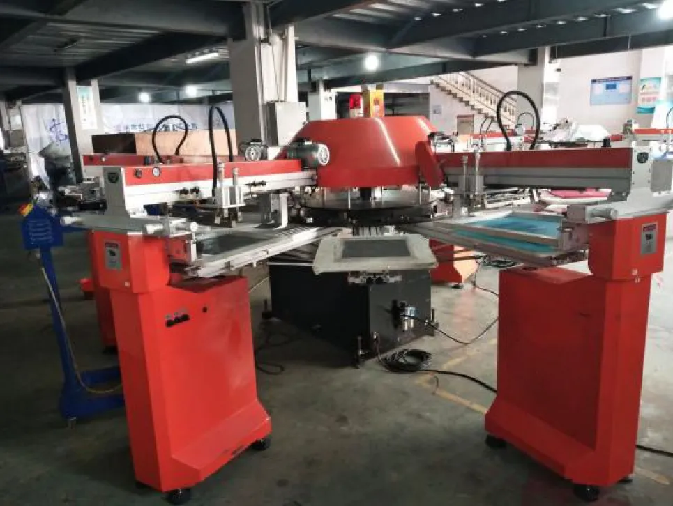 Manual Rotary Screen Printing