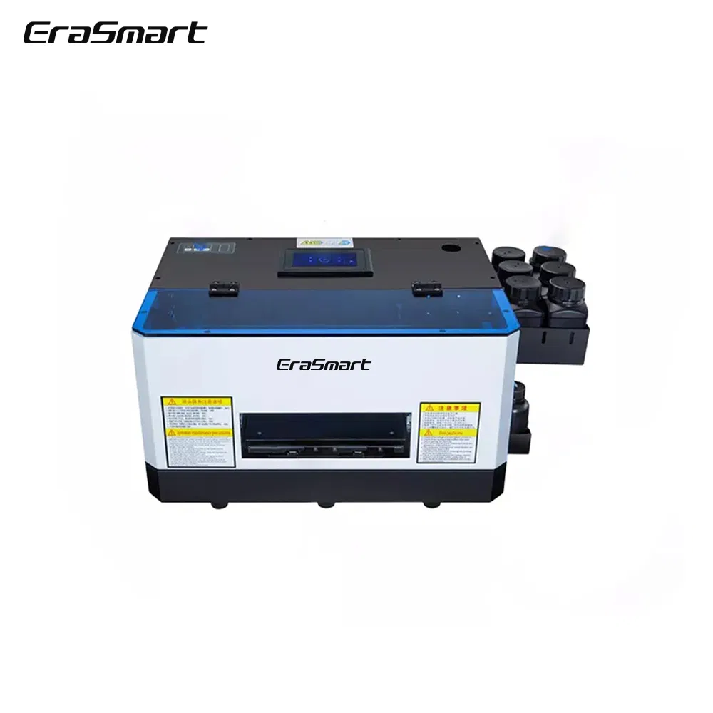 Erasmart A5 Size UV Printer Digital Printing Machine Phone Case Printer, DIY Mobile Phone Cover Printing Machine