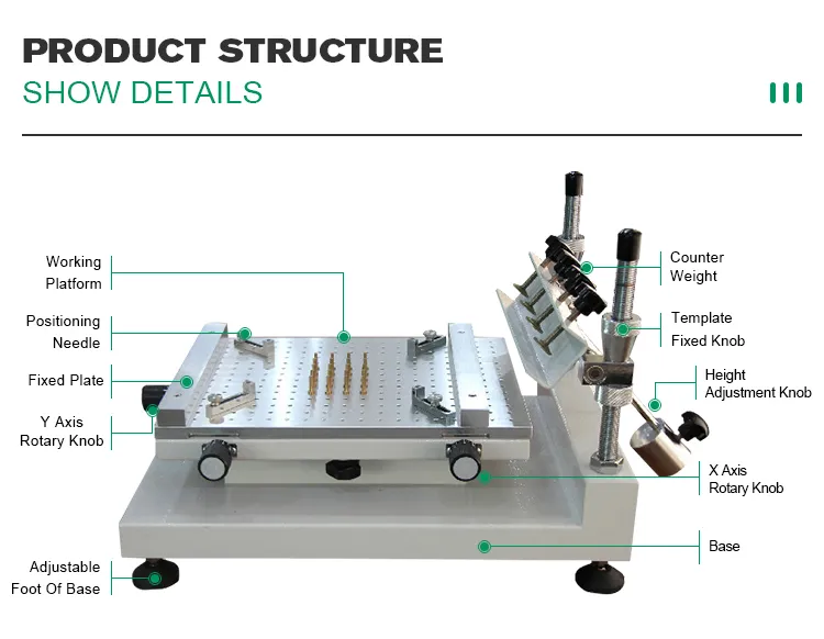 Manual Solder Paste Screen Printer 4