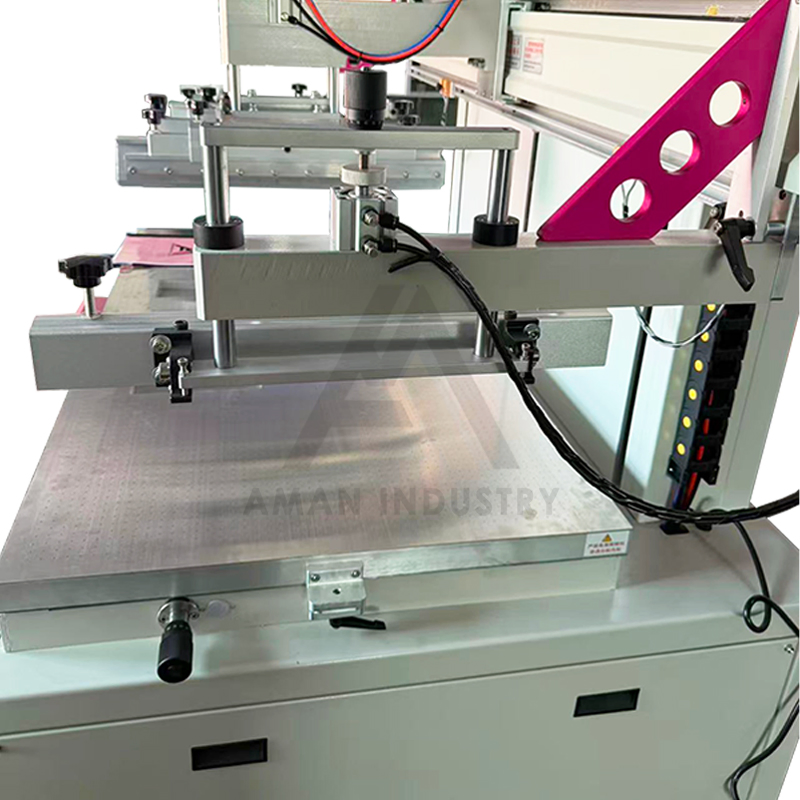 Flat Surfaces Semi Automatic Screen Printing Machine Plastic Glass Panels Hot Stamping Machine