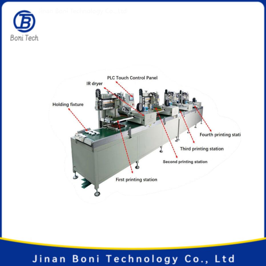 Automatic Roll to Roll Flatbed Mobile Phone Keypad Silk Screen Printing Machine Screen Printing Fabric