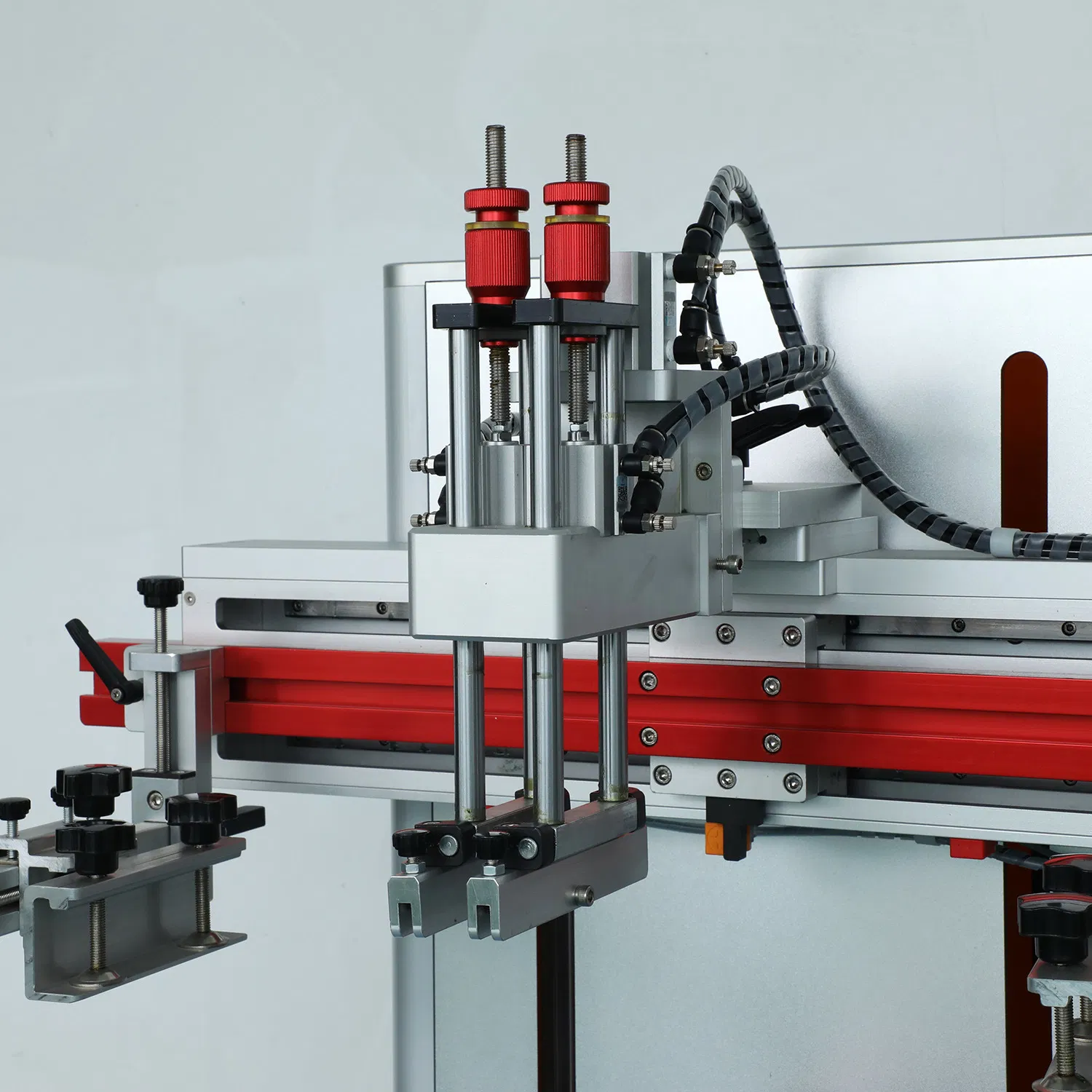 Servo Motor Glass Bottle Screen Printer with PLC Control Semi Automatic Cylinder Cup Screen Printing Machine for Paper Cup