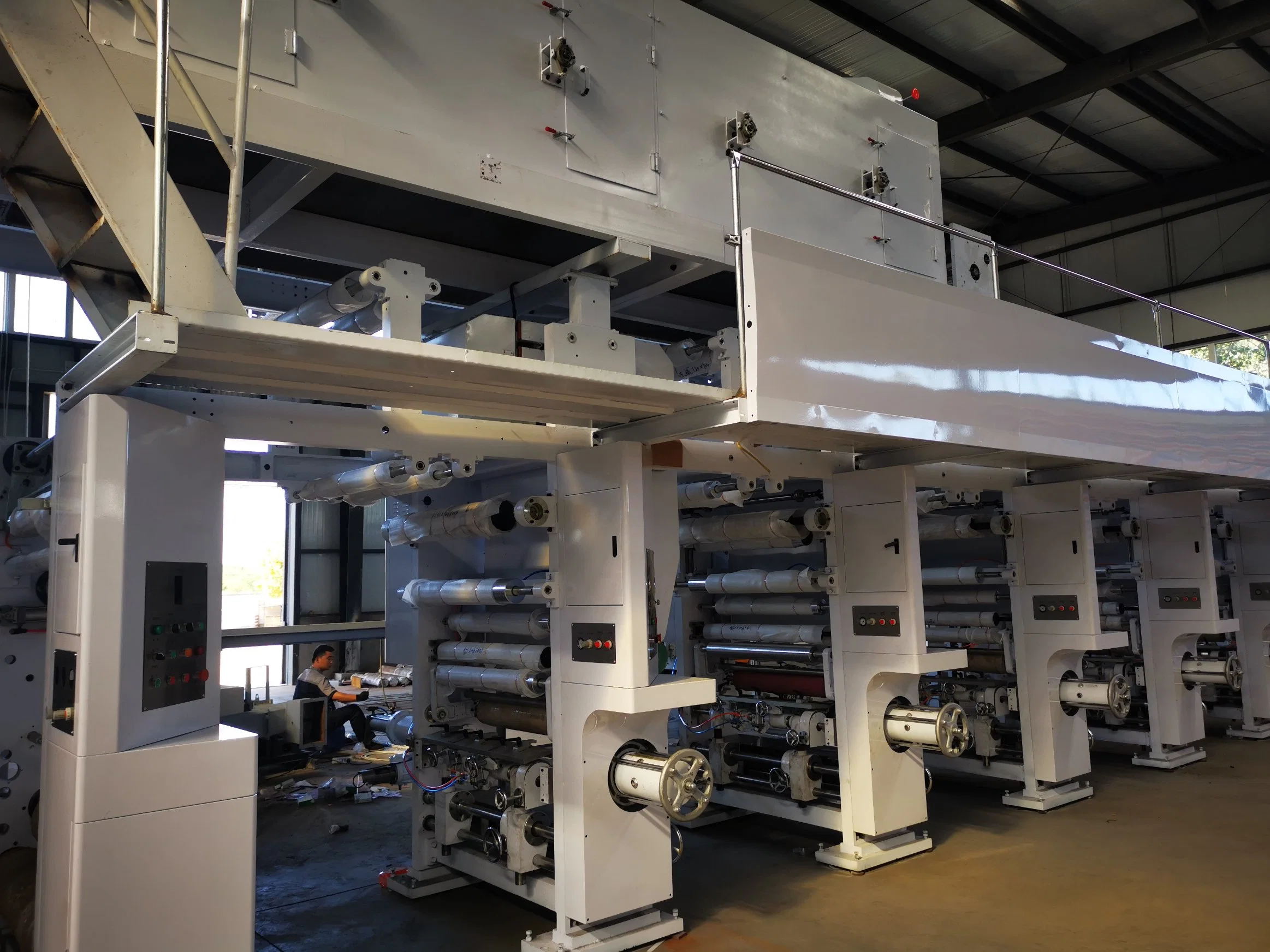Rotary Screen Gravure Printing Embossing Wallpaper Wallcovering Production Machine Line