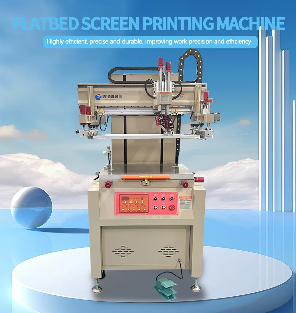 Flatbed Screen Printing Machine Details