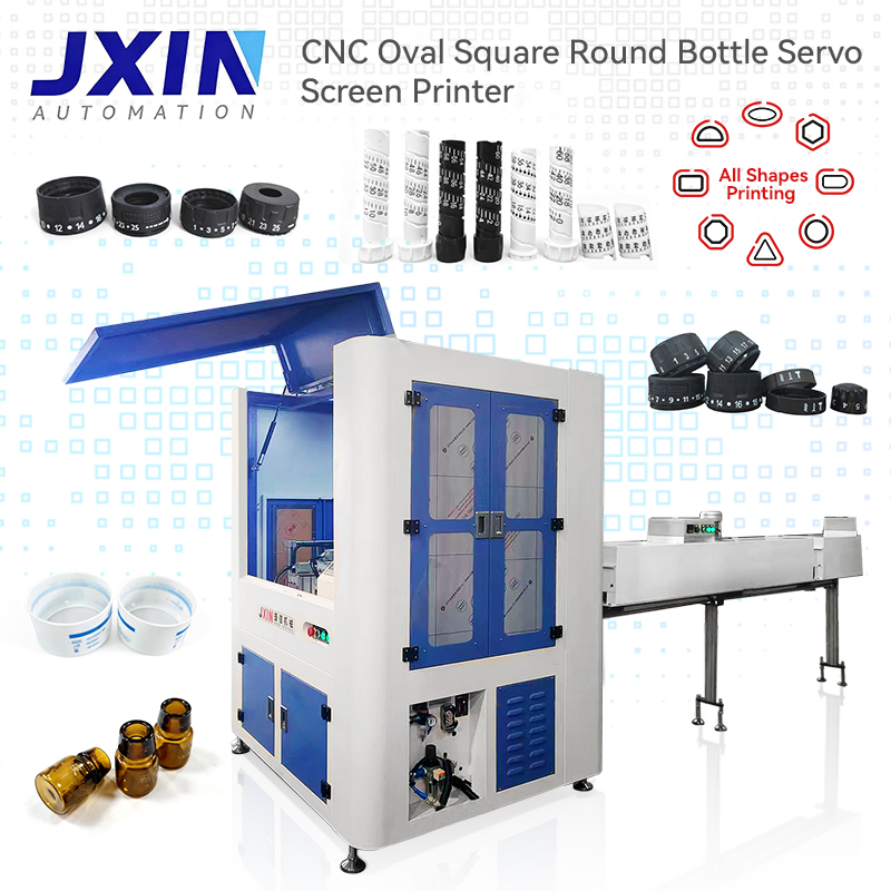 Advanced Multi-Function Automatic Screen Printing Machine for High-Speed Oval Cylinder Bottles and Collars