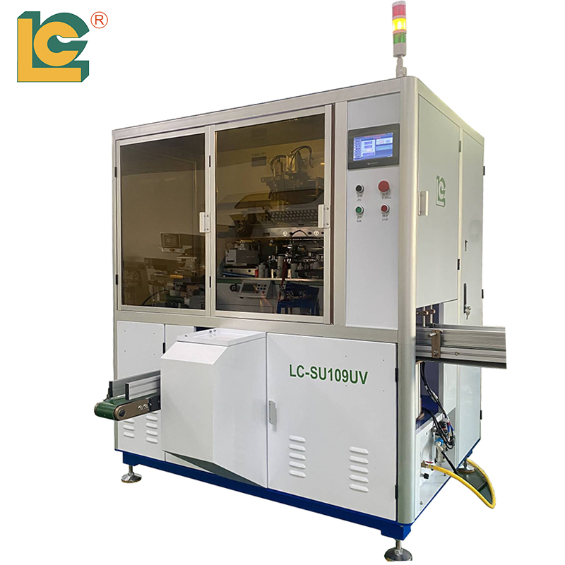 Automatic Screen Printing Machine for Cosmetic Jars &amp; Plastic Tubes with CCD Vision Positioning