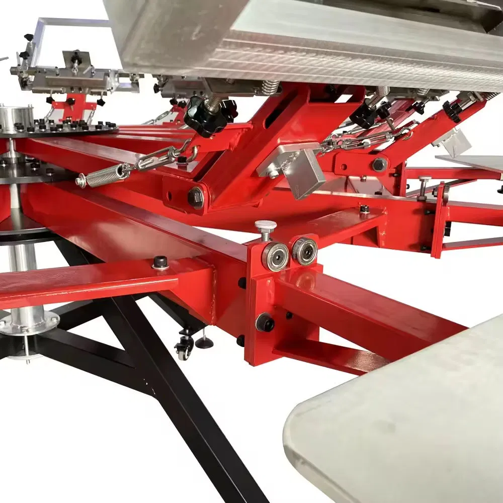 Ns1010-HD Serigraphy Manual 10 Color 10 Station Screen Printing Printer System Machine for T-Shirt