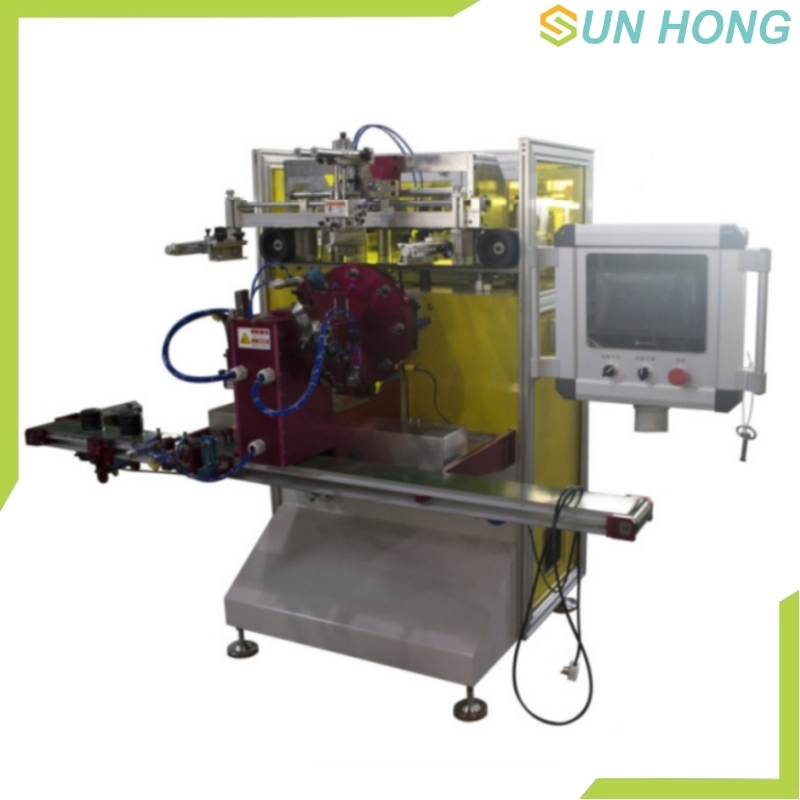 Full Auto Manual Car Spin on Oil Fuel Filter Making Print Shell Marking Auto Silk Screen Printing Machine