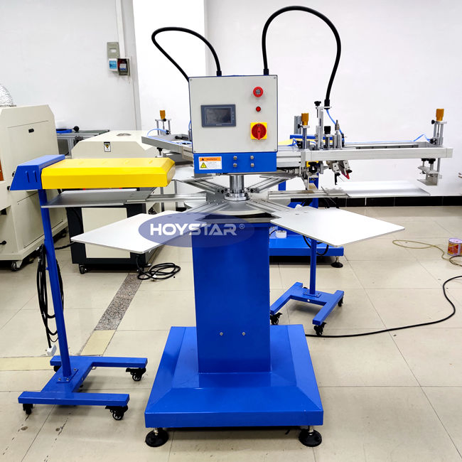 New 8 Pellets Screen Printing Machine for T-Shirts Printer Kraft Bag Printing Machine Drying Textile Serigraphy Impression Nonwoven Fabric Bags Printing