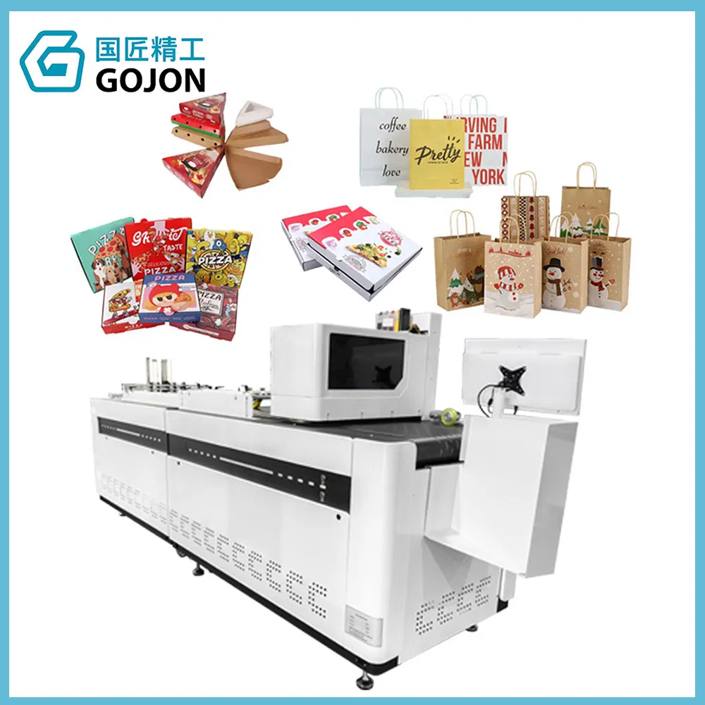 Gojon-X600/800 Onepass Digital Printing Machine with 10 Nozzles 32cm Print Width Color Multi Layer Filter UV Odorless Ink for Gift Wrapping Paper