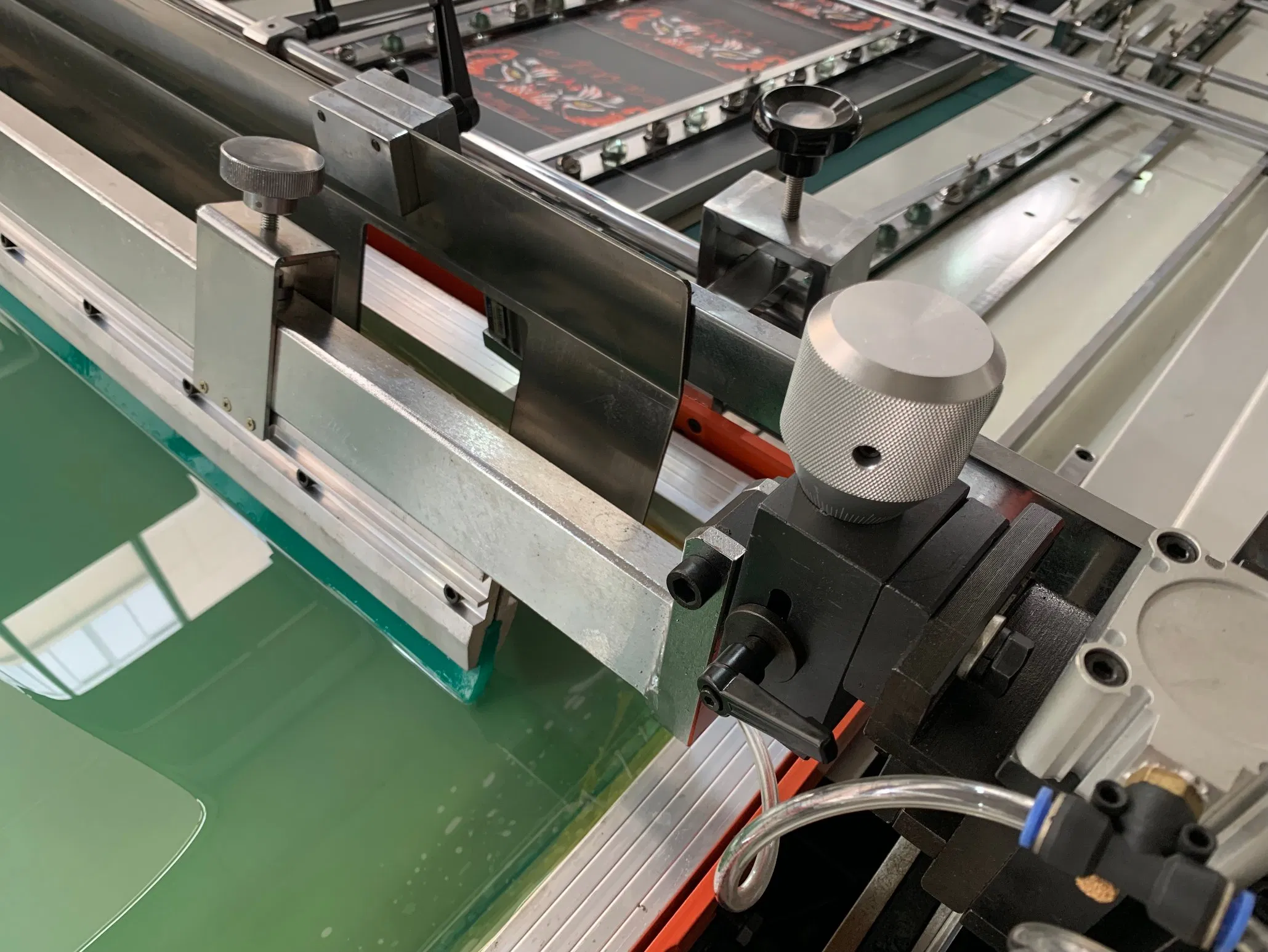 Full Automatic Cylinder Rotary Silk Screen Printing Machine 780X540mm