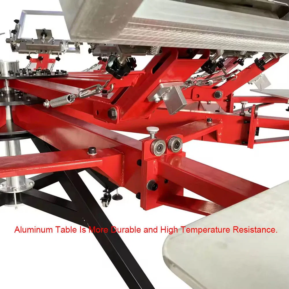 Ns1010-HD New Serigraphy Manual T-Shirt Screen Printing Machine Multicolor with 10 Colors 10 Stations Easy to Operate CE Certified