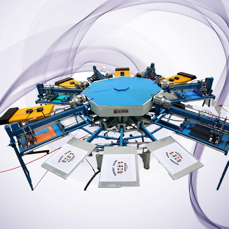 High Precision Six Color Screen Printing Equipment