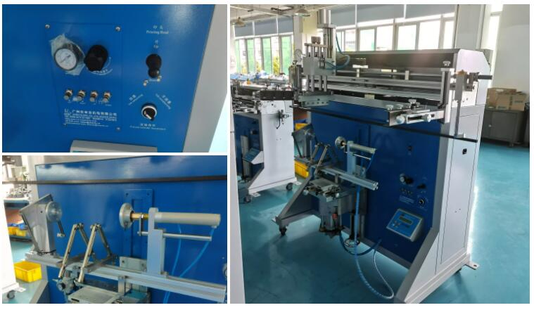 Glass Bottles Big Plastic Bucket Manual Screen Printing Equipment