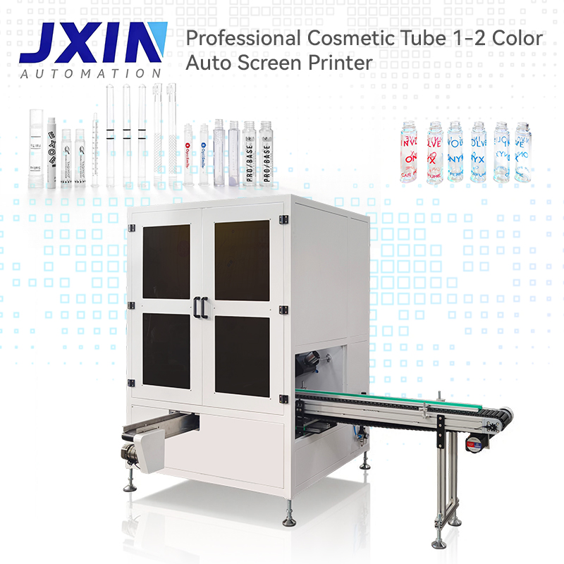 Professional 2 Color Tube Screen Printing System for Quality and Speed Optimization with LED UV Curing