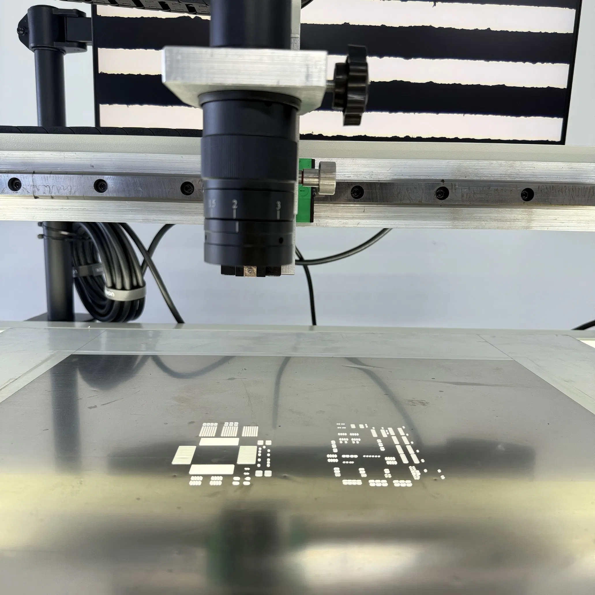Manual Type Stencil Screen Defects Detecting Inpsection Equipment