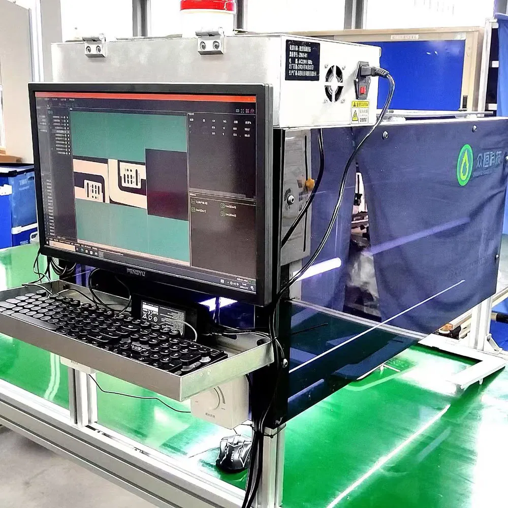 Visual Inspection Equipment for Defects of Plastic Parts Printing Characters Qr Codes Label Missing Incorrect Printing Dimensional Measurement etc CCD Visual