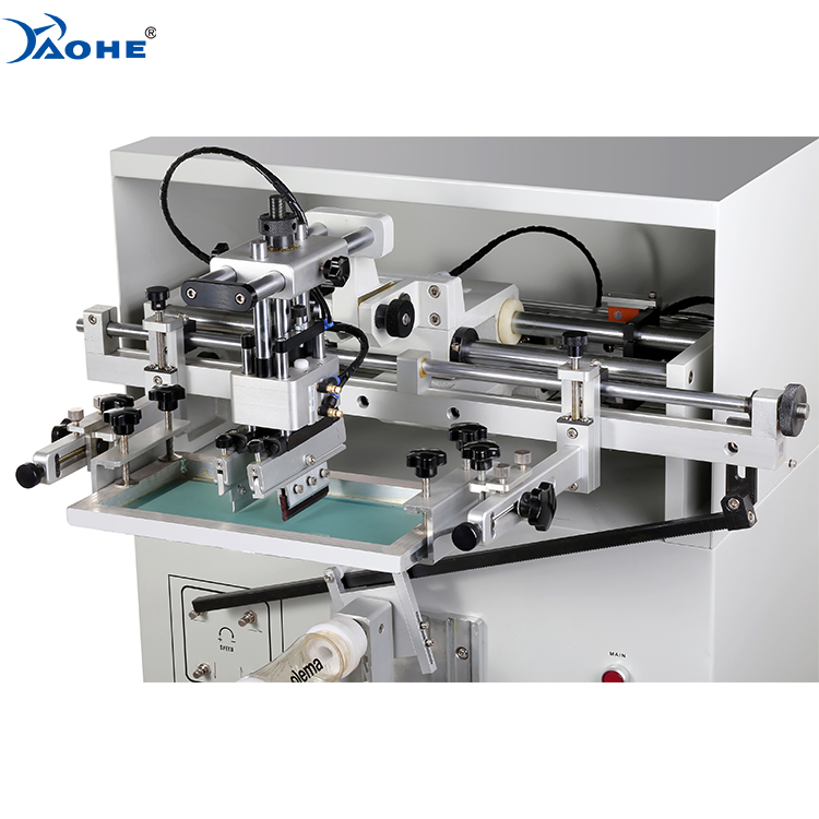 Semi Automatic Screen Printer Printing Machine for Cylinder Single Color
