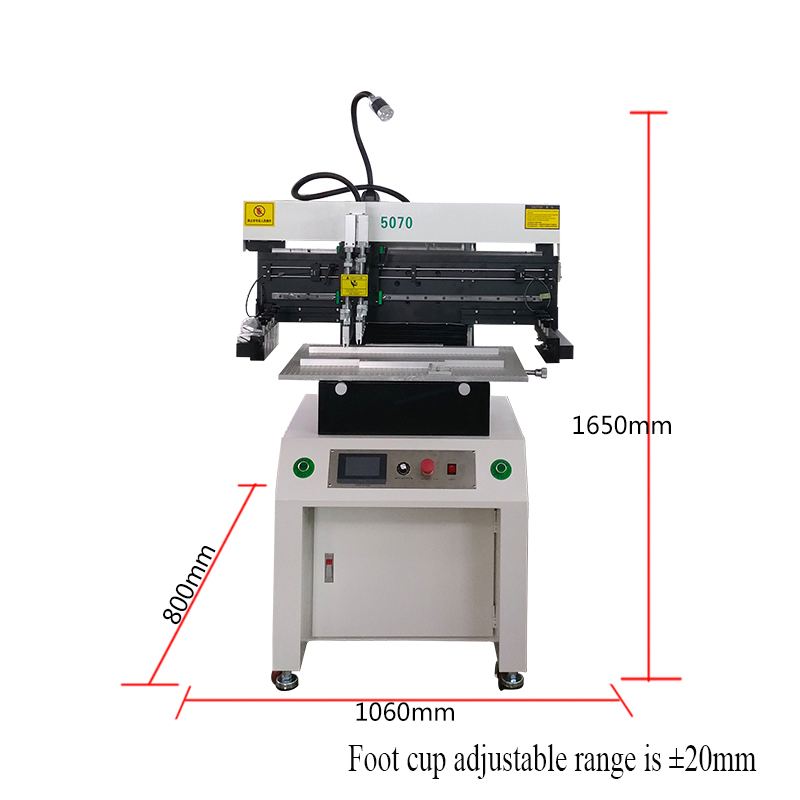 Semi Automatic Screen Printing Machine SMT Line Equipment Semi-Auto LED PCB Screen Printing Machine