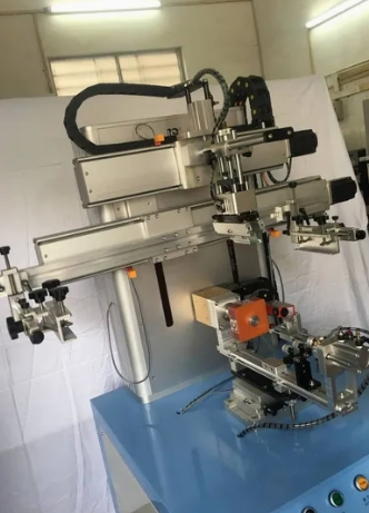 Customized Servo Motor Polygon Complicated-Shape Glass Cup Bottle Serigraphy Screen Printing Machine