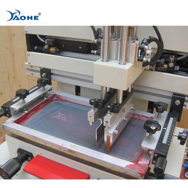 Pneumatic Tabletop Flatbed Screen Printing Machine with Air Suction