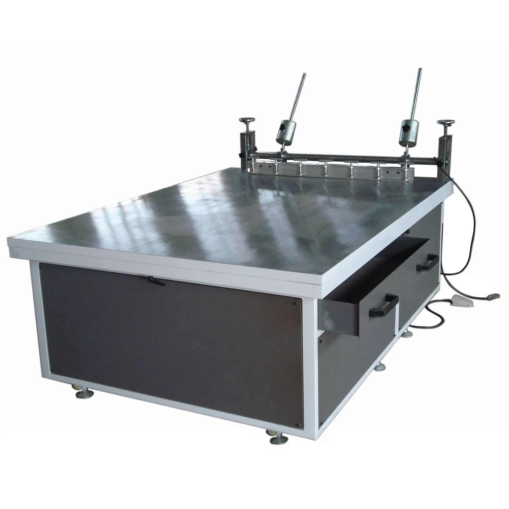 Manual Glass Vacuum Suction Flat Screen Printing Machine
