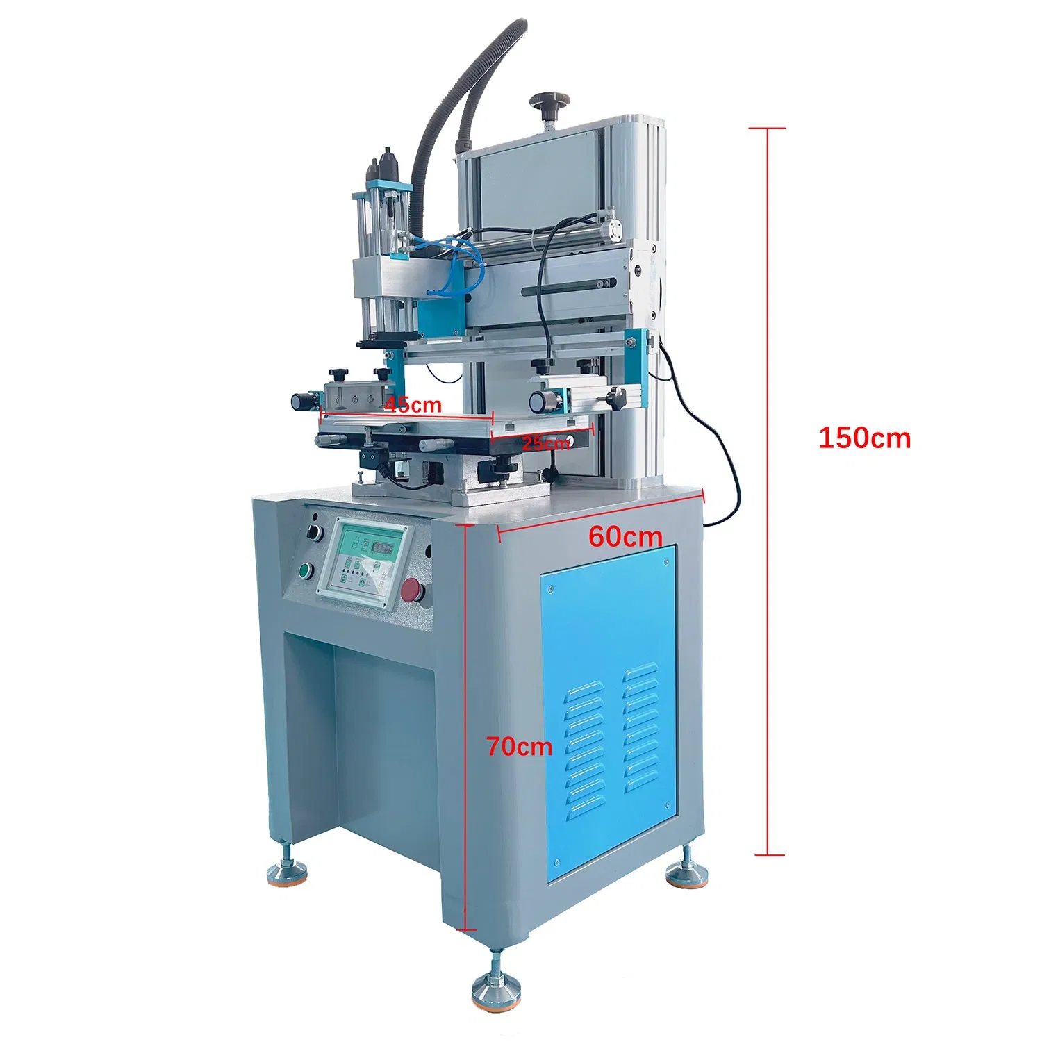 Professional Semi-Automatic Flatbed Screen Printing Machine for Flat Signboard Card Box Sheets