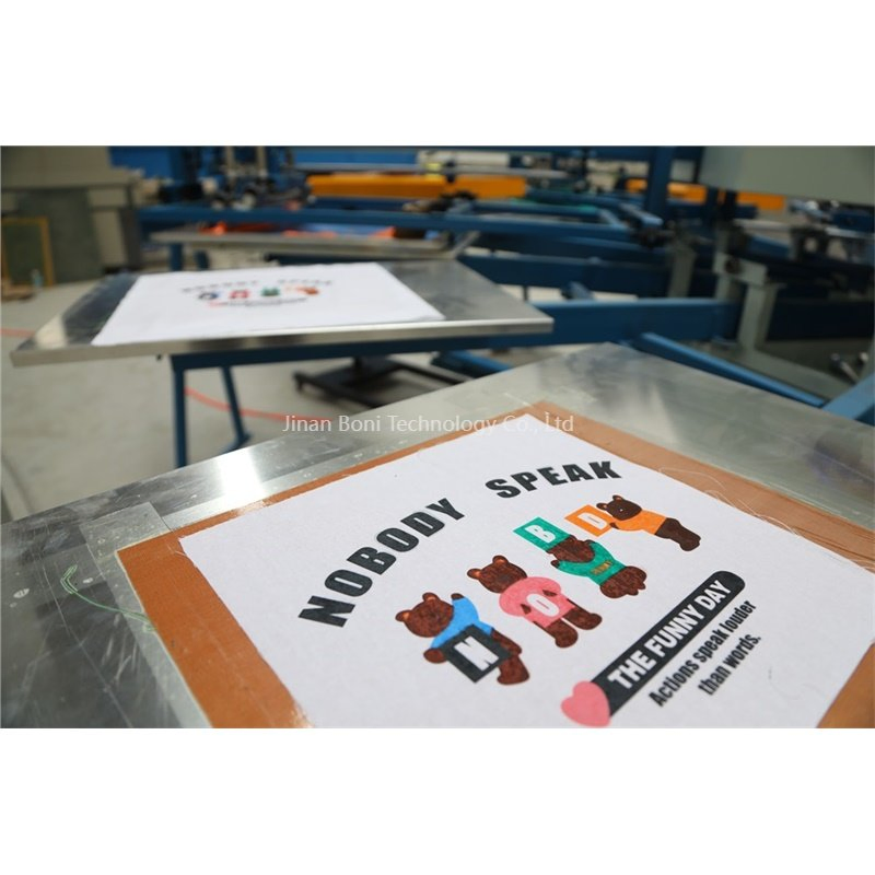 Automatic 4 Color 10 Station Screen Printing Equipment with Flash Dryer