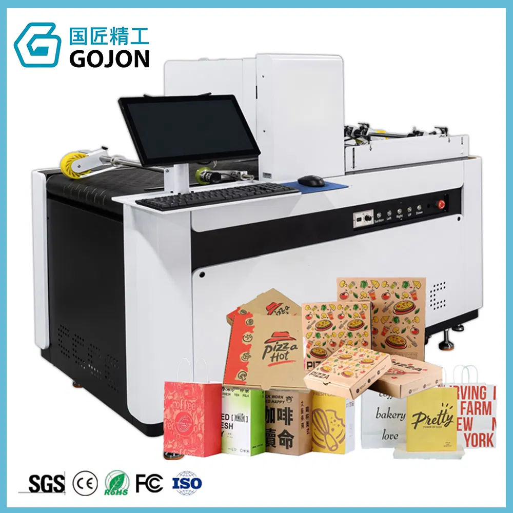 Gojon-X600/800 Onepass Digital Printing Machine with 10 Nozzles 32cm Print Width Color Multi Layer Filter UV Odorless Ink for Gift Wrapping Paper