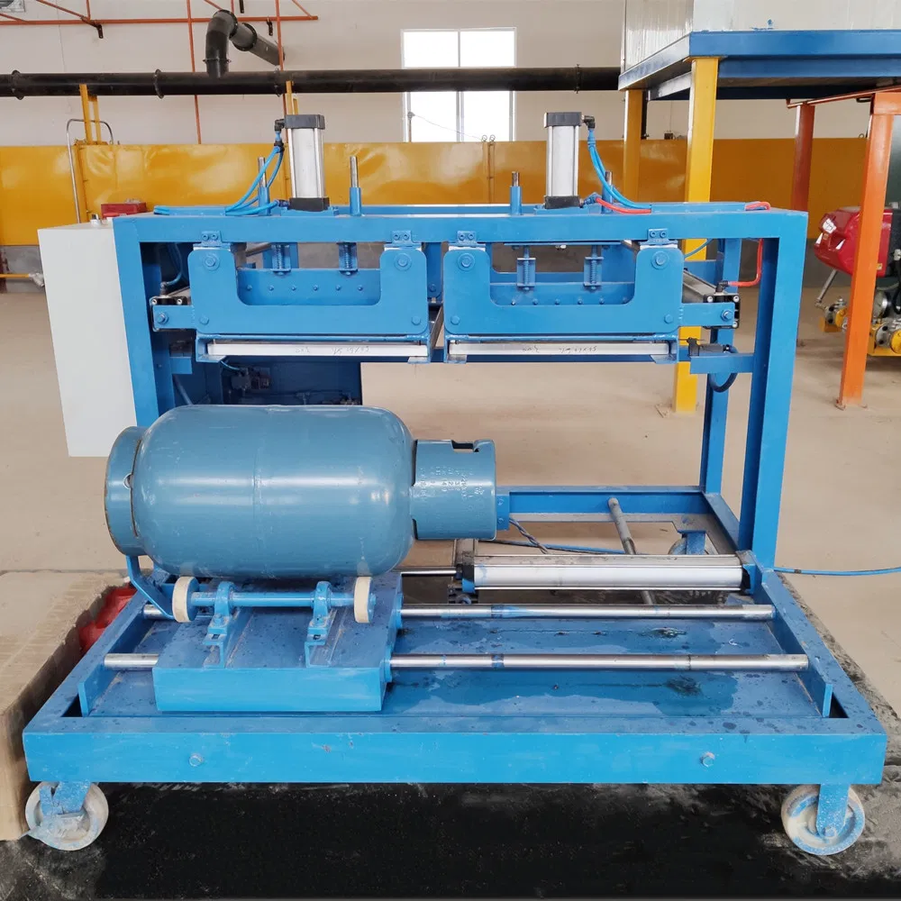 LPG Gas Cylinder Silk Screen Words Logo Printing Machine Manufacture