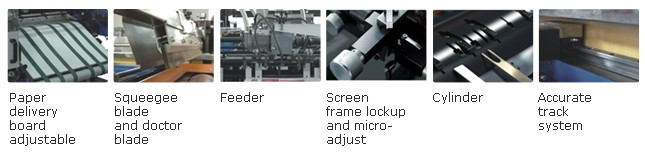 Ryb Auto Swing Cylinder Type Screen Printing Machine