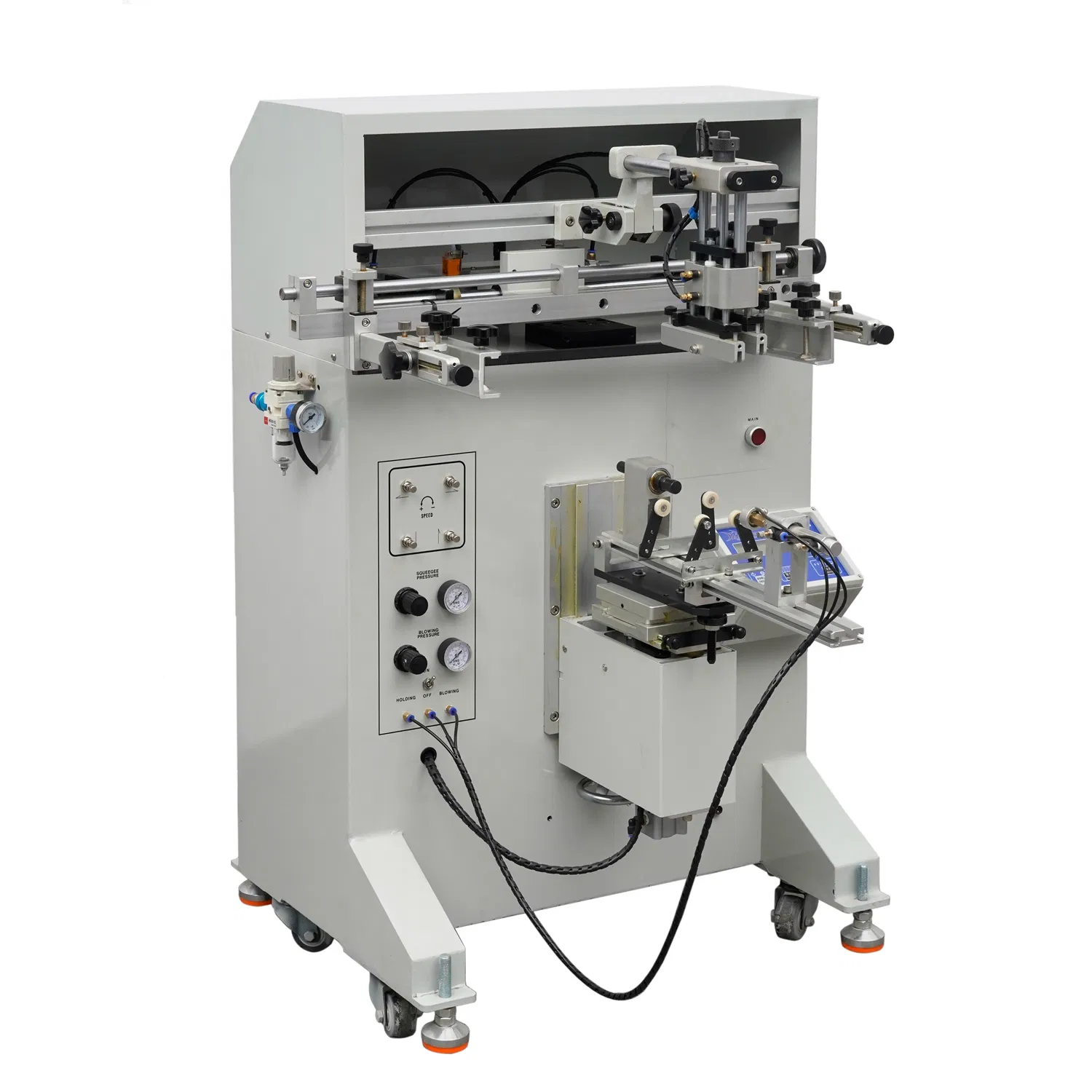 Semi Automatic Screen Printer Printing Machine for Cylinder Single Color