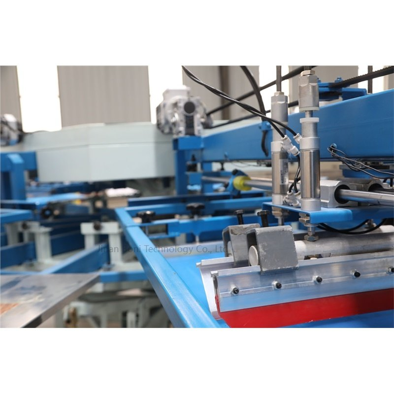 T-Shirt Textile 6 Color 6 Station T Shirt Cylindrical Carousel Rotary Cheap Manual Silk Screen Printing Machine Prices for Sale