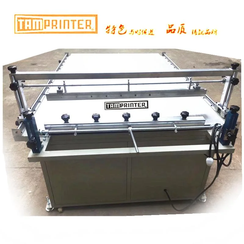 Manual Glass Vacuum Suction Flat Screen Printing Machine