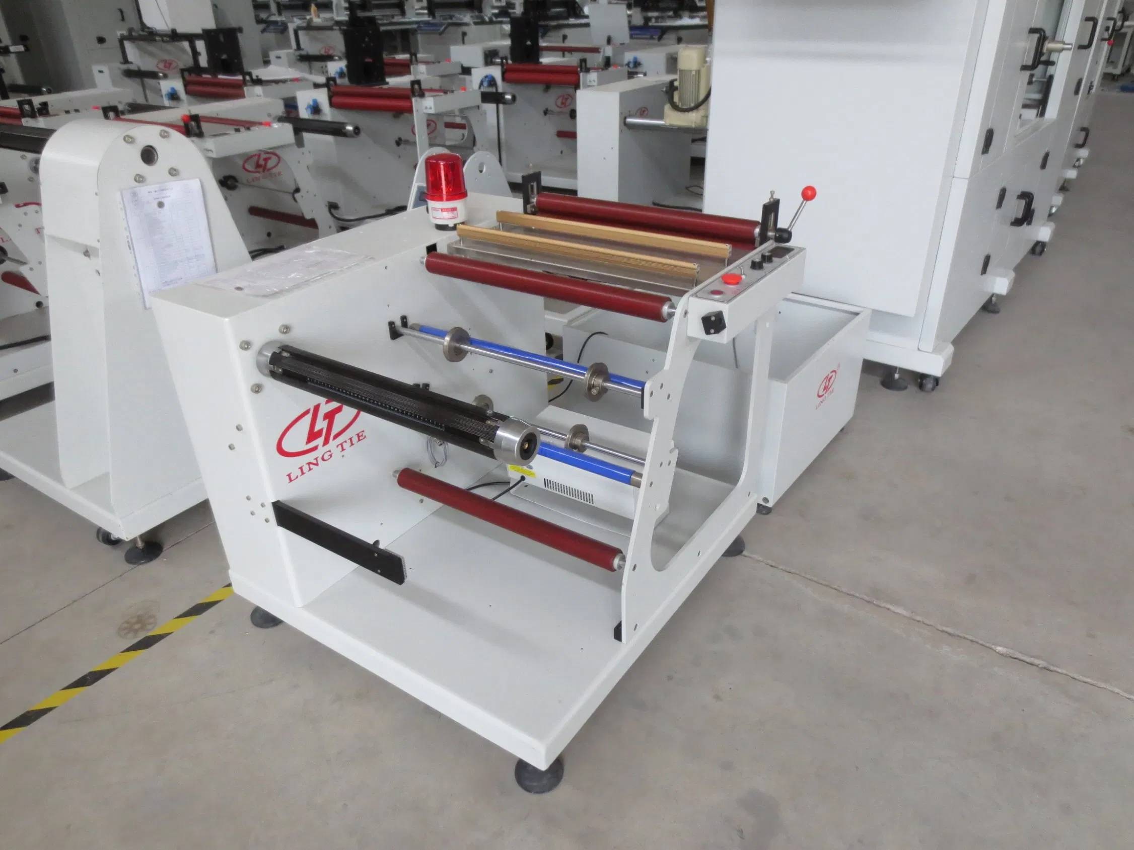 Automatic Fabric Ribbon Roll to Roll Screen Printer Textile Label Screen Printing Machine
