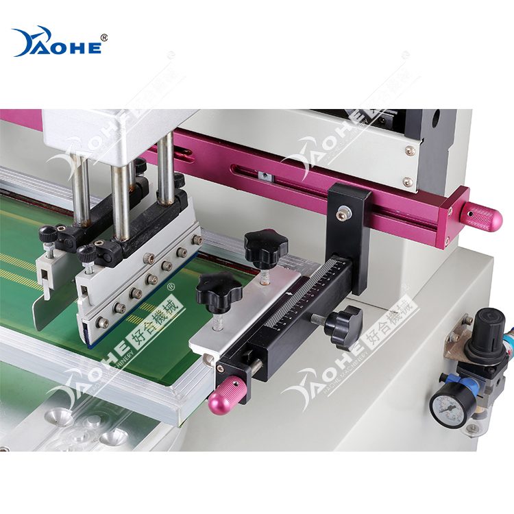 Pneumatic Tabletop Flatbed Screen Printing Machine with Air Suction